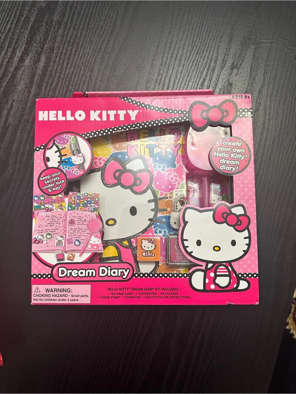 Hello Kitty Dream Diary Kit Sanrio 2014 Box Never Opened + Tote Bag